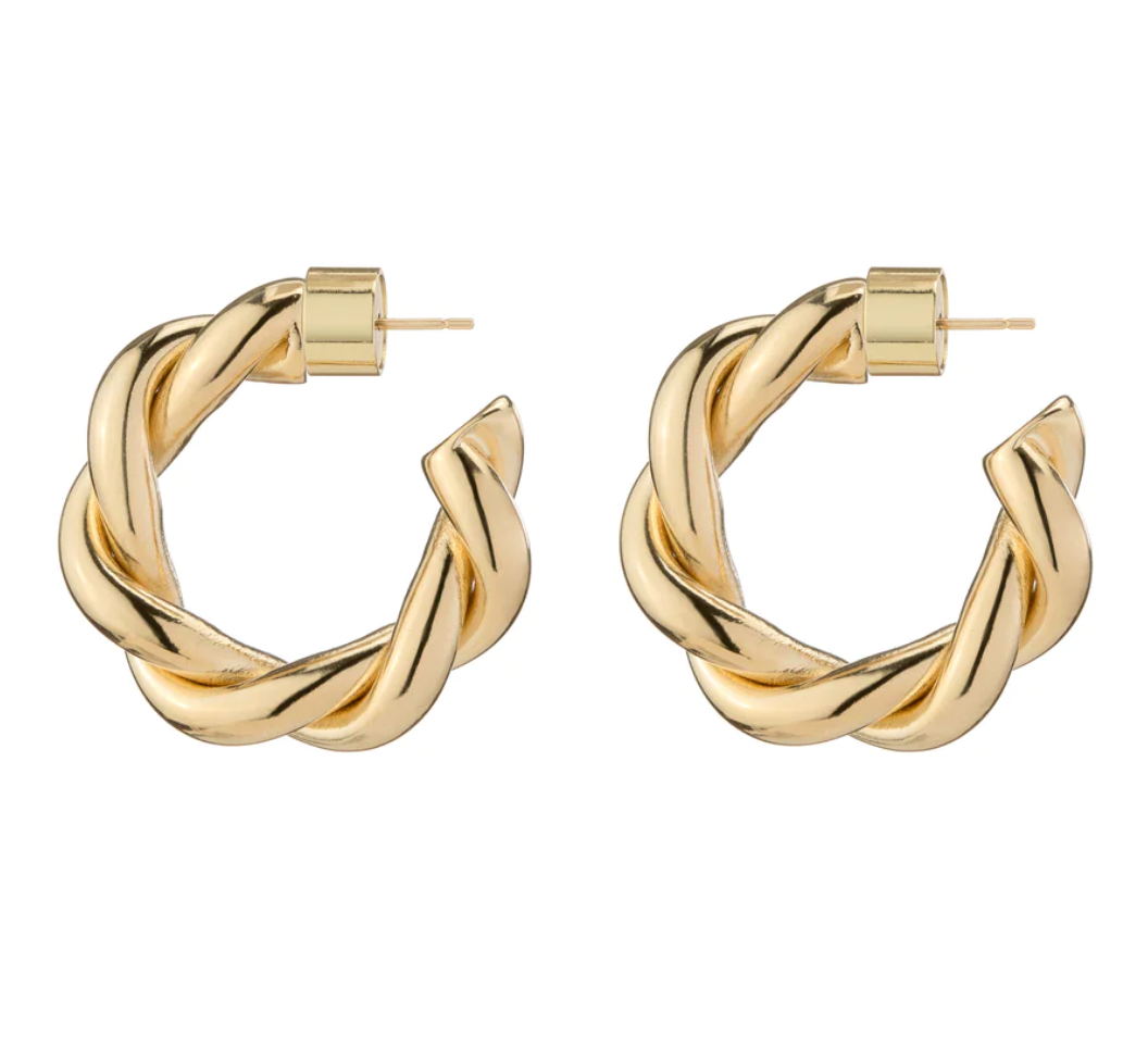 DOUBLE TWISTED LILLY HUGGIES - Millo Jewelry