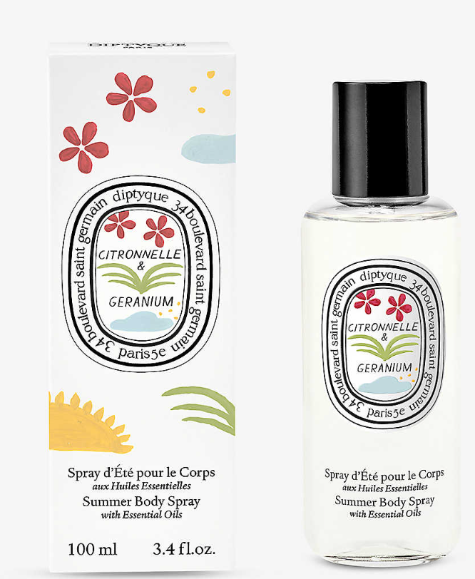 DIPTYQUE LIMITED EDITION CITRONNELLE AND GERANIUM SUMMER BODY SPRAY - Millo Jewelry