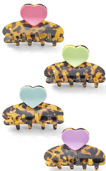 Load image into Gallery viewer, Medium Heart Jelly Hair Clip - Millo Jewelry
