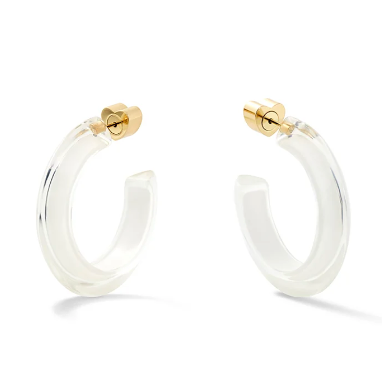 Small Lucite Jelly Hoop™ Earrings - Millo Jewelry