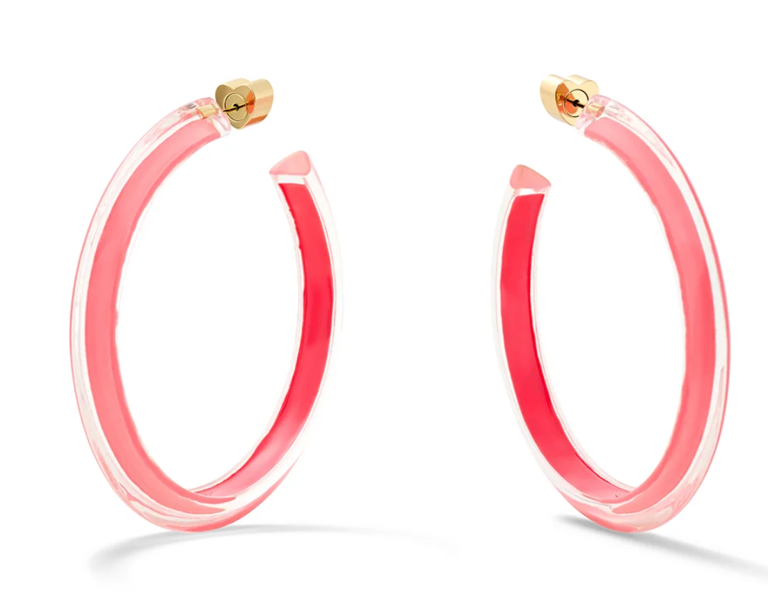 Medium Lucite Jelly Hoop™ Earrings - Millo Jewelry