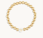 Load image into Gallery viewer, CUSTOM PEARL INITIAL BALL BRACELET - Millo Jewelry
