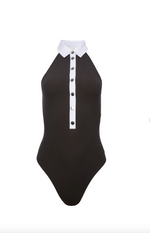 Load image into Gallery viewer, High Collar Bodysuit - Millo 
