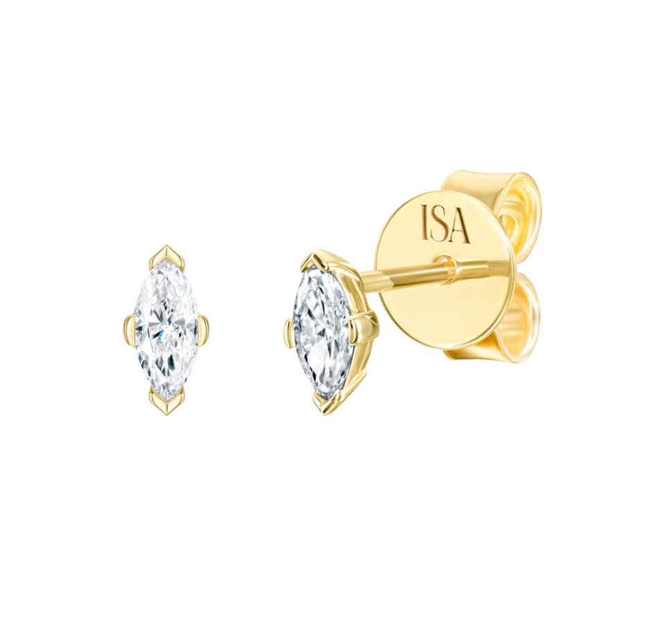 MARQUIS DIAMOND STUDS - Millo
