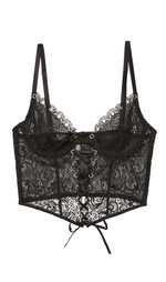Load image into Gallery viewer, EYELET EMBROIDERY LACE UP BUSTIER - Millo 
