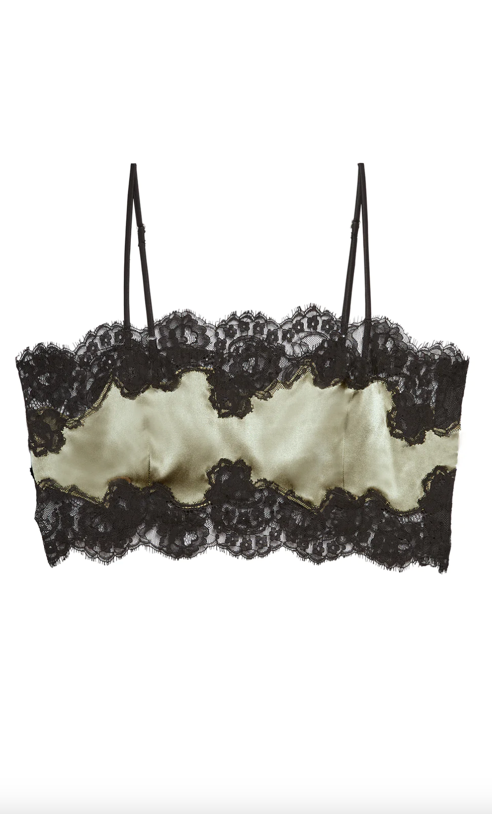 SILK & LACE BANDEAU TOP - Millo