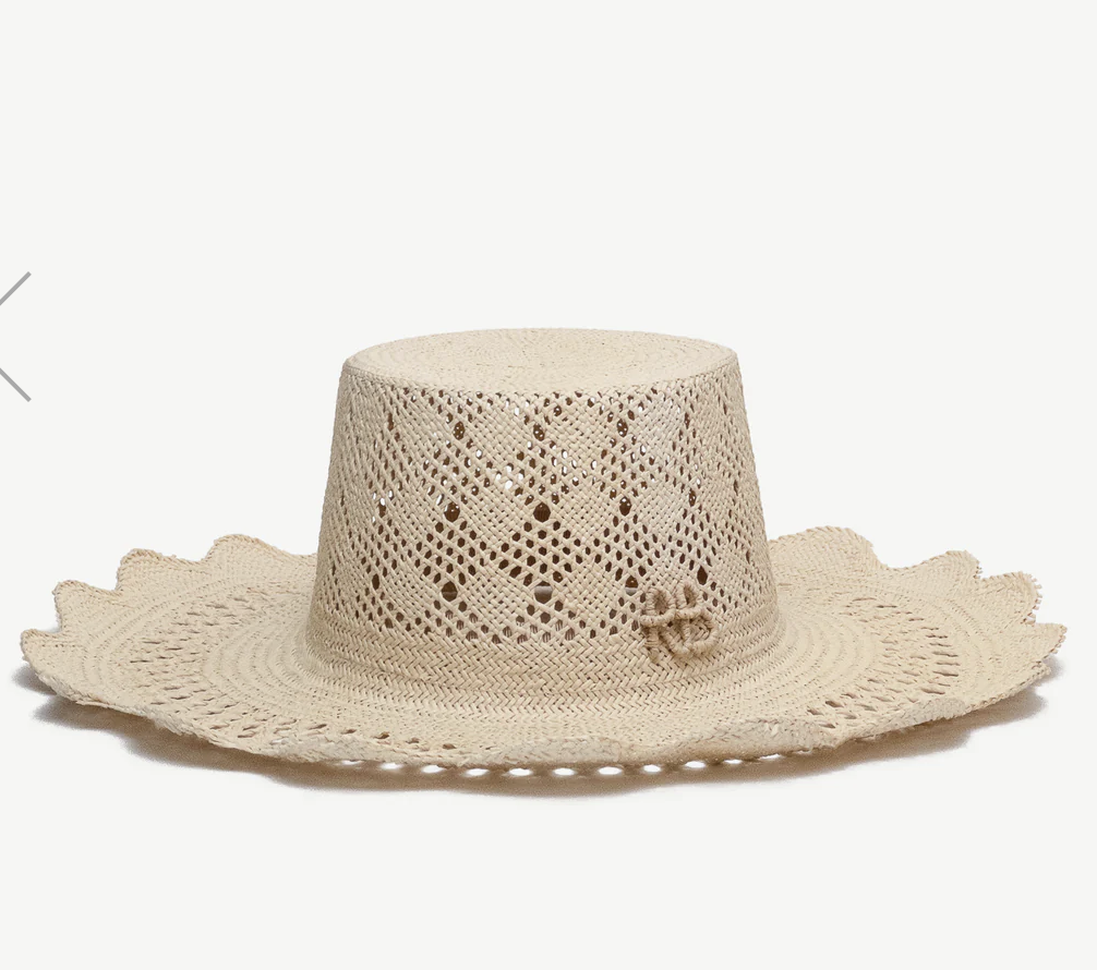 Cut Out-Detail Straw Hat - Millo