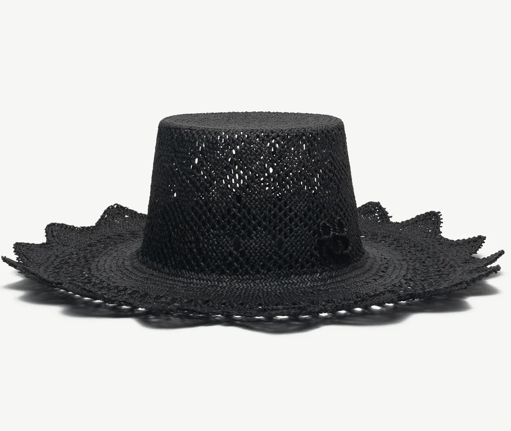 Cut Out-Detail Straw Hat - Millo