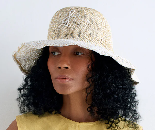 Monogram-Embellished Bucket Hat - Millo