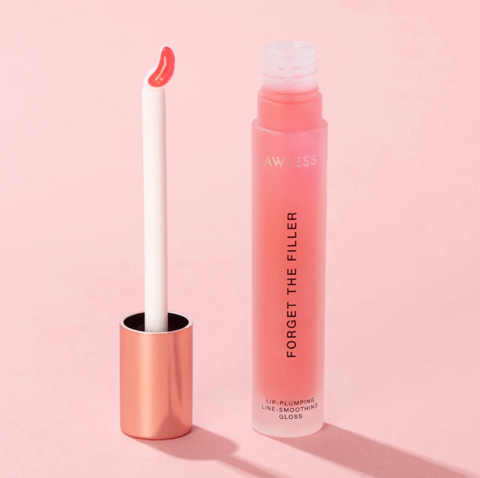Queen Forget The Filler Lip Plumping Line Smoothing Gloss in Cherry Vanilla - Millo