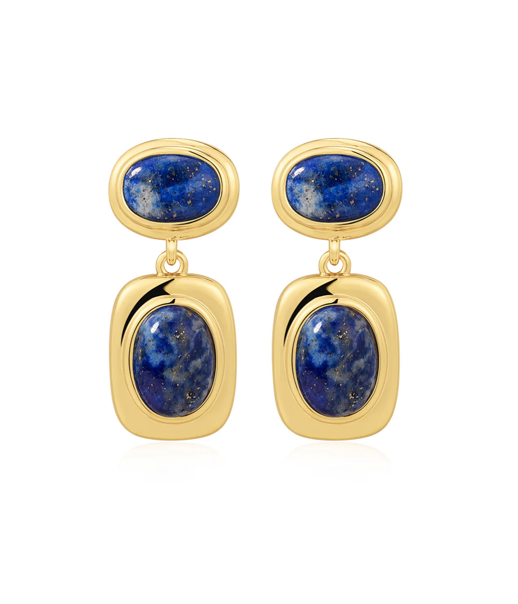 The Lapis Double Studs
