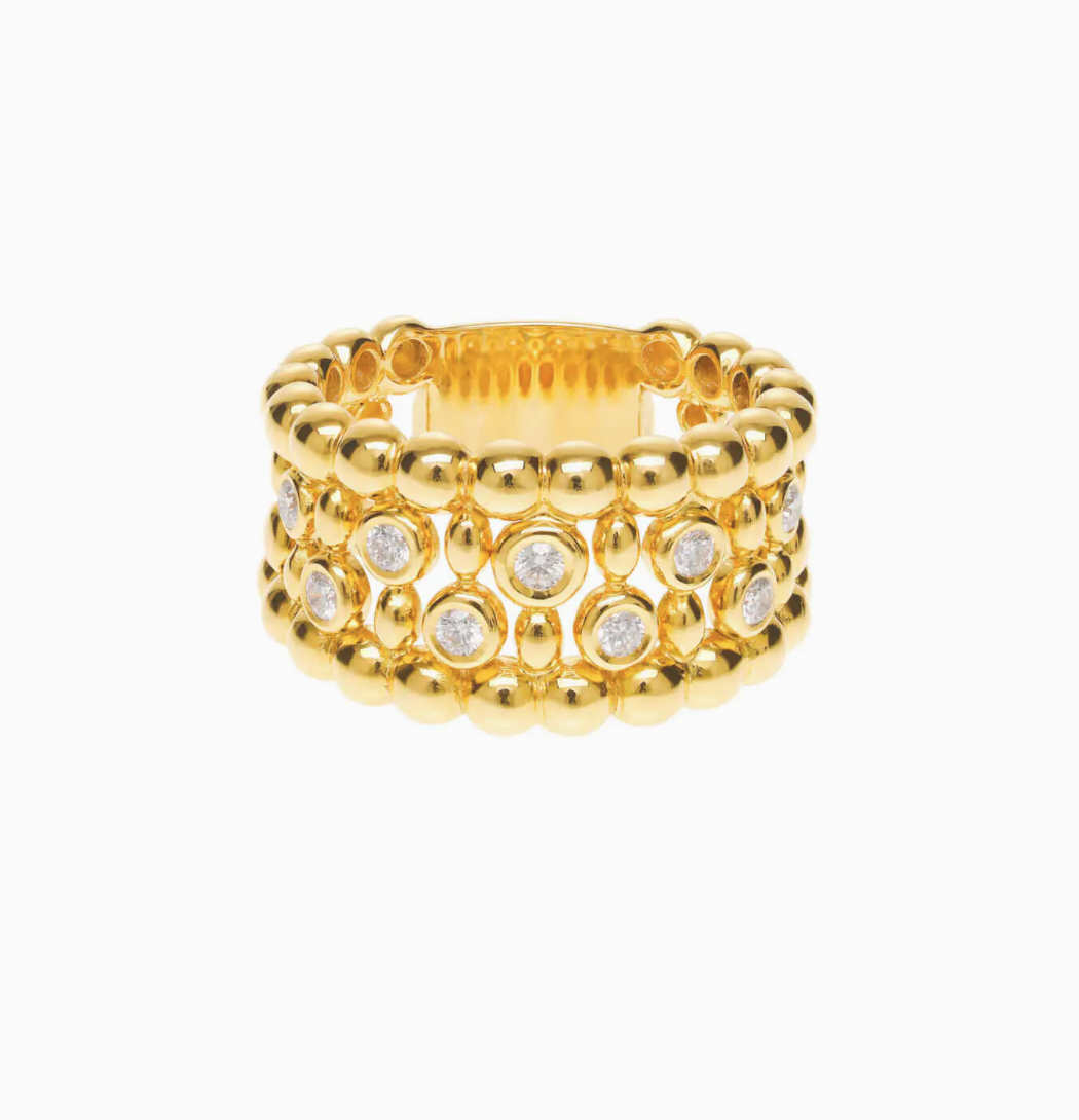 Diamond-Set Ring