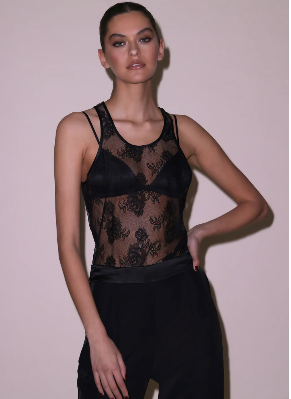 Unisex Bouquet Lace Tank