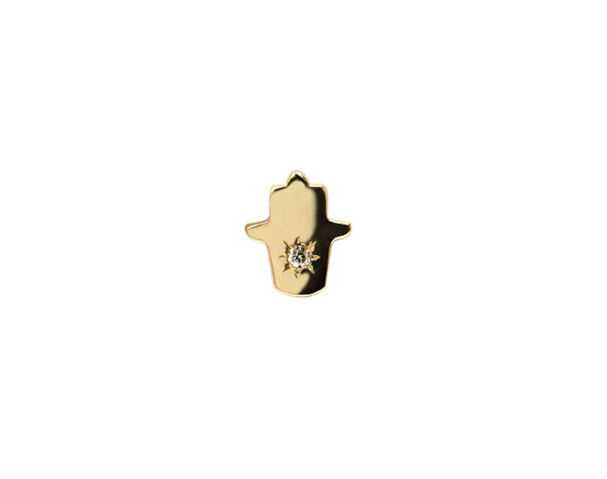 Jac+Jo Icon Hamsa Stud