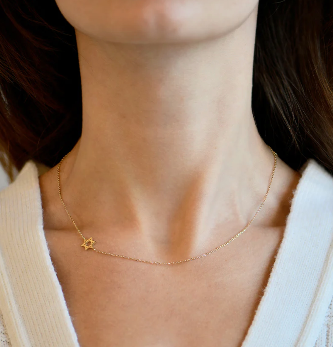 Love Letter Classic Star of David Necklace