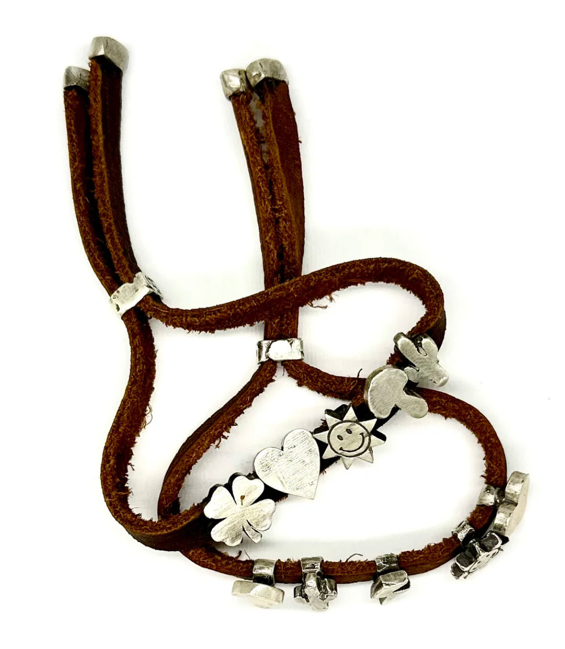 Emoji Leather Cinch Bracelet