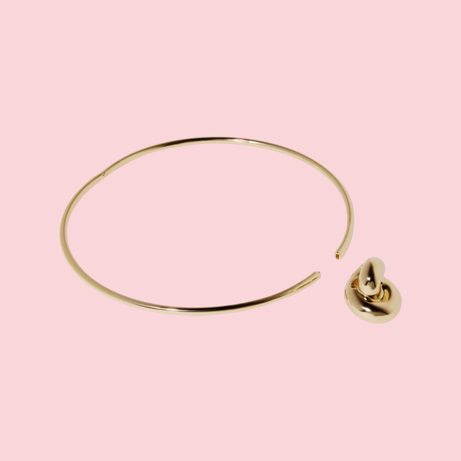 knot choker gold