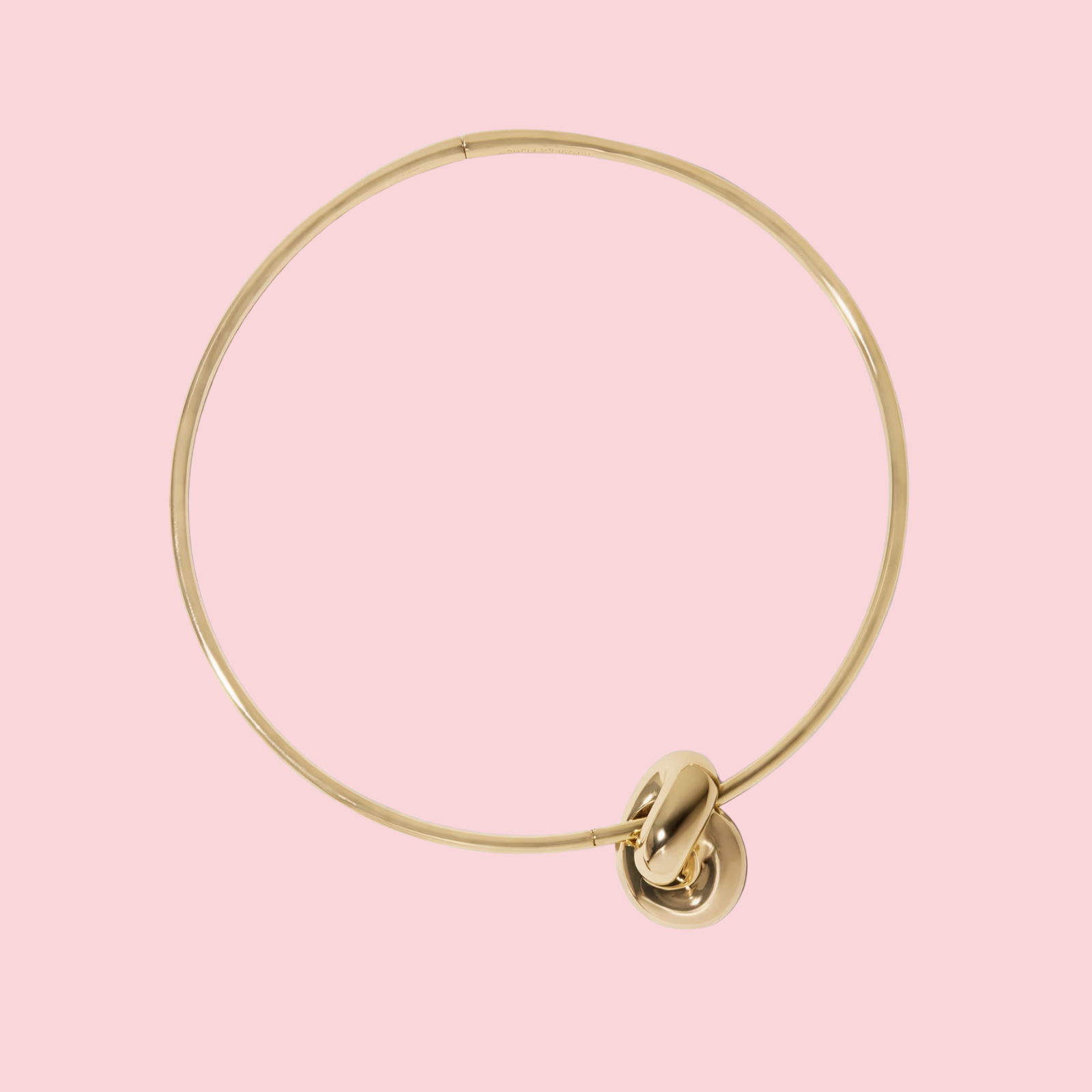 knot choker gold