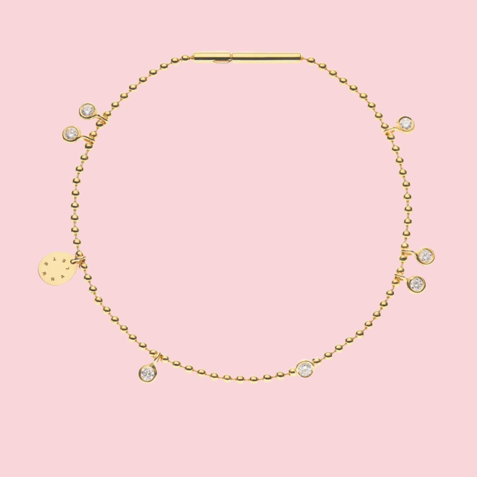 Eternal Bracelet, diamonds, yellow gold