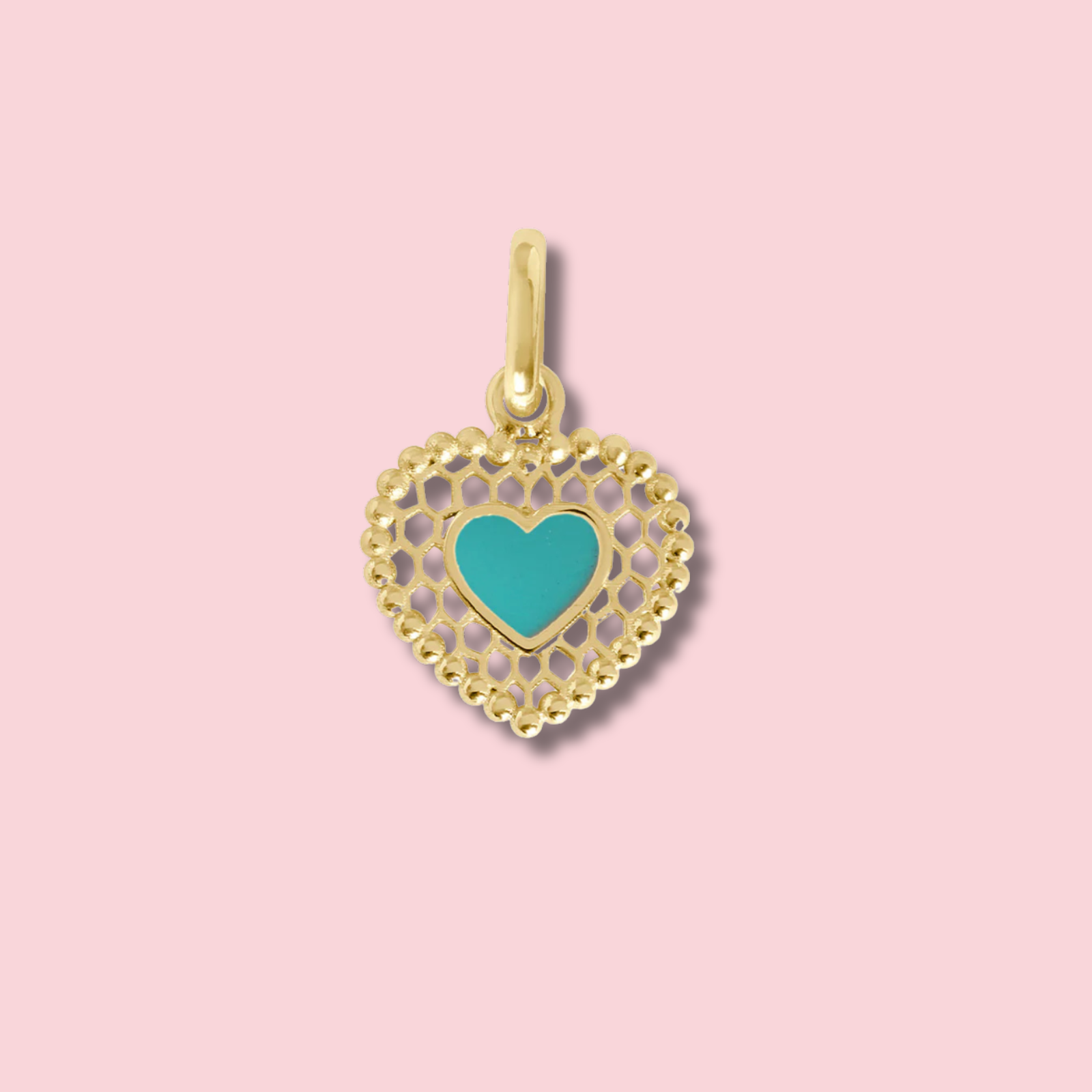 Lace Heart Pendants