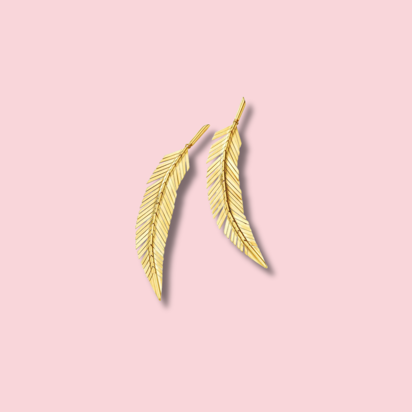Feather Earrings, Medium