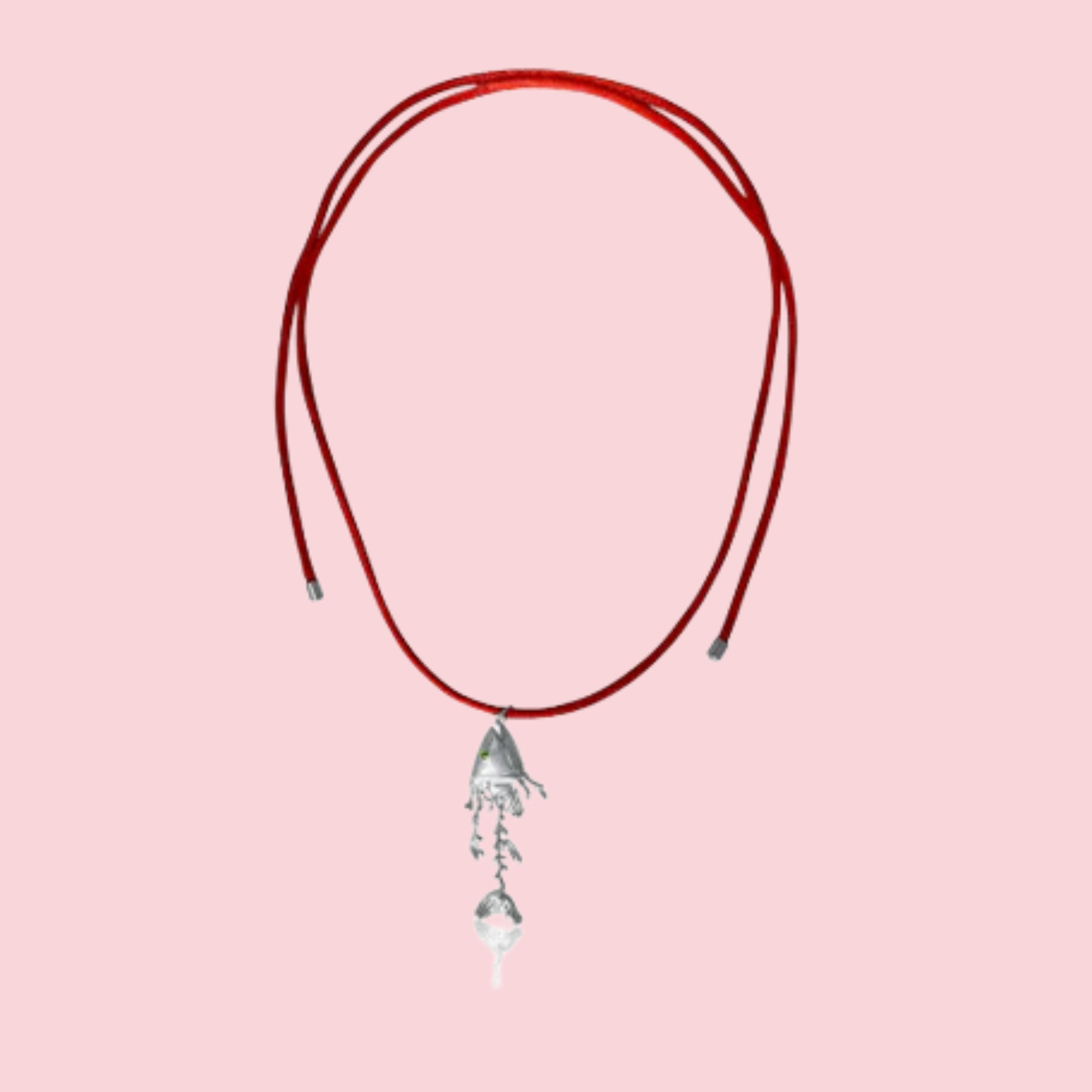 Coral Trout Red Cord - Necklace