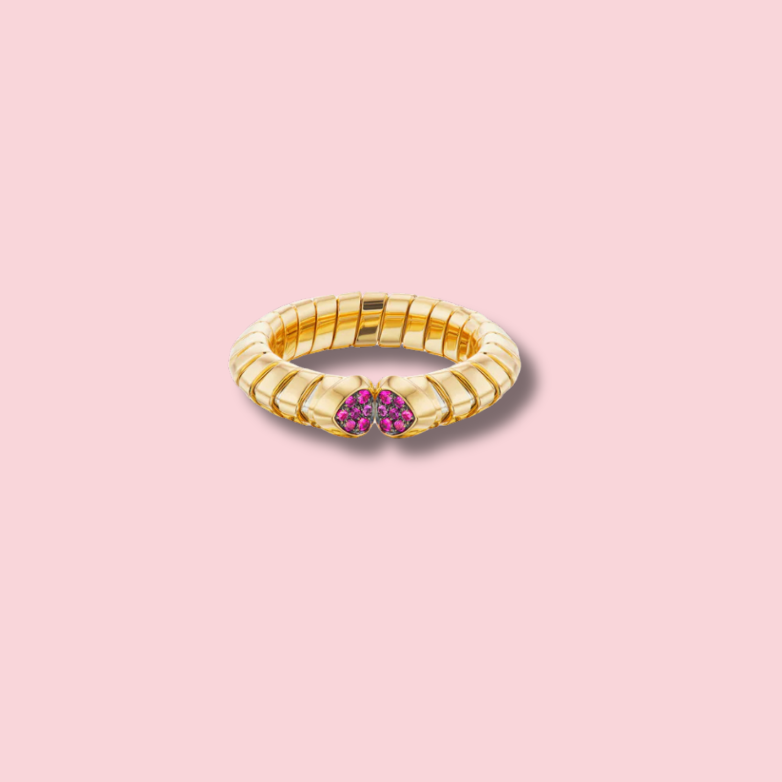 Trisolina Colored Pavé Ring