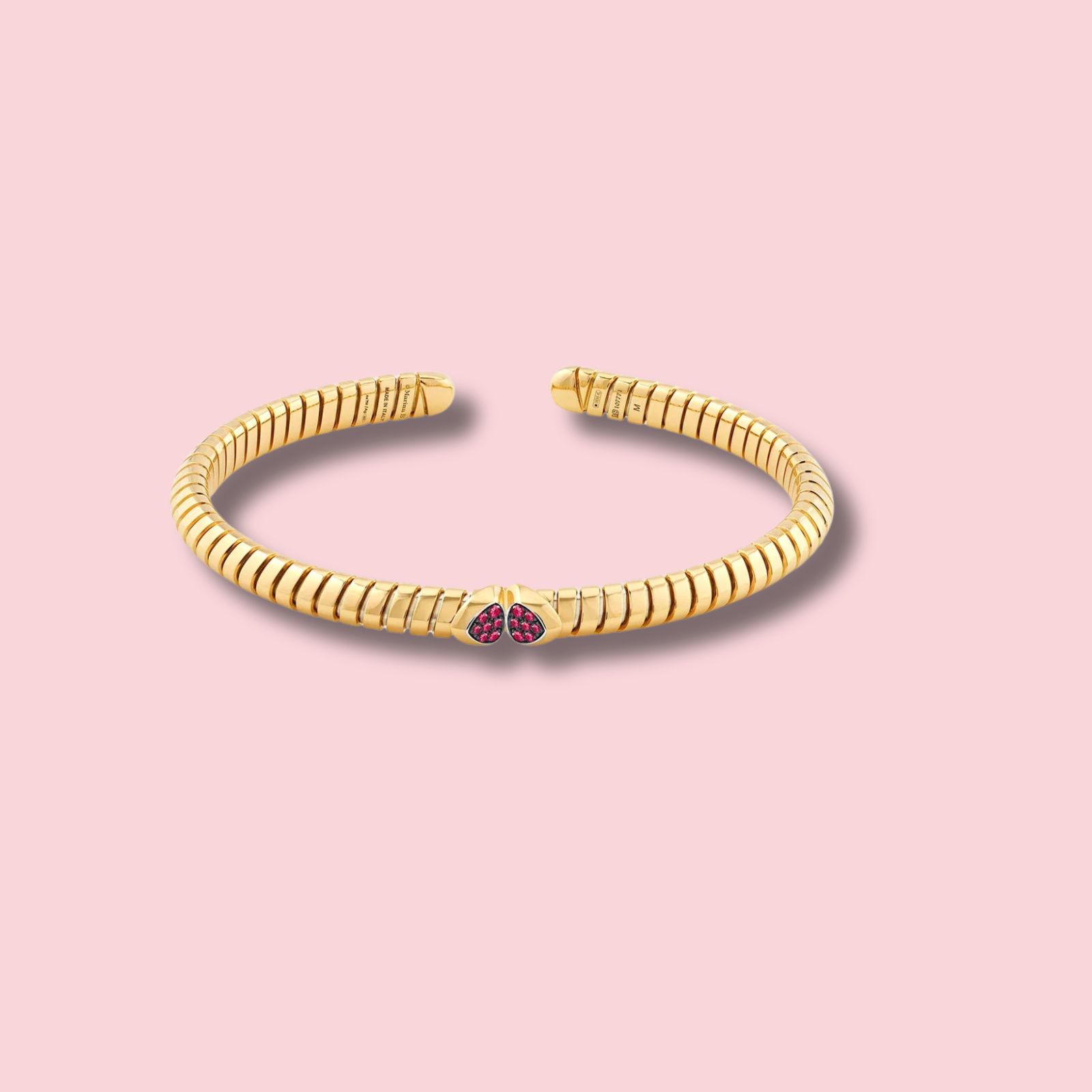 Trisolina Ruby Pavé Bangle