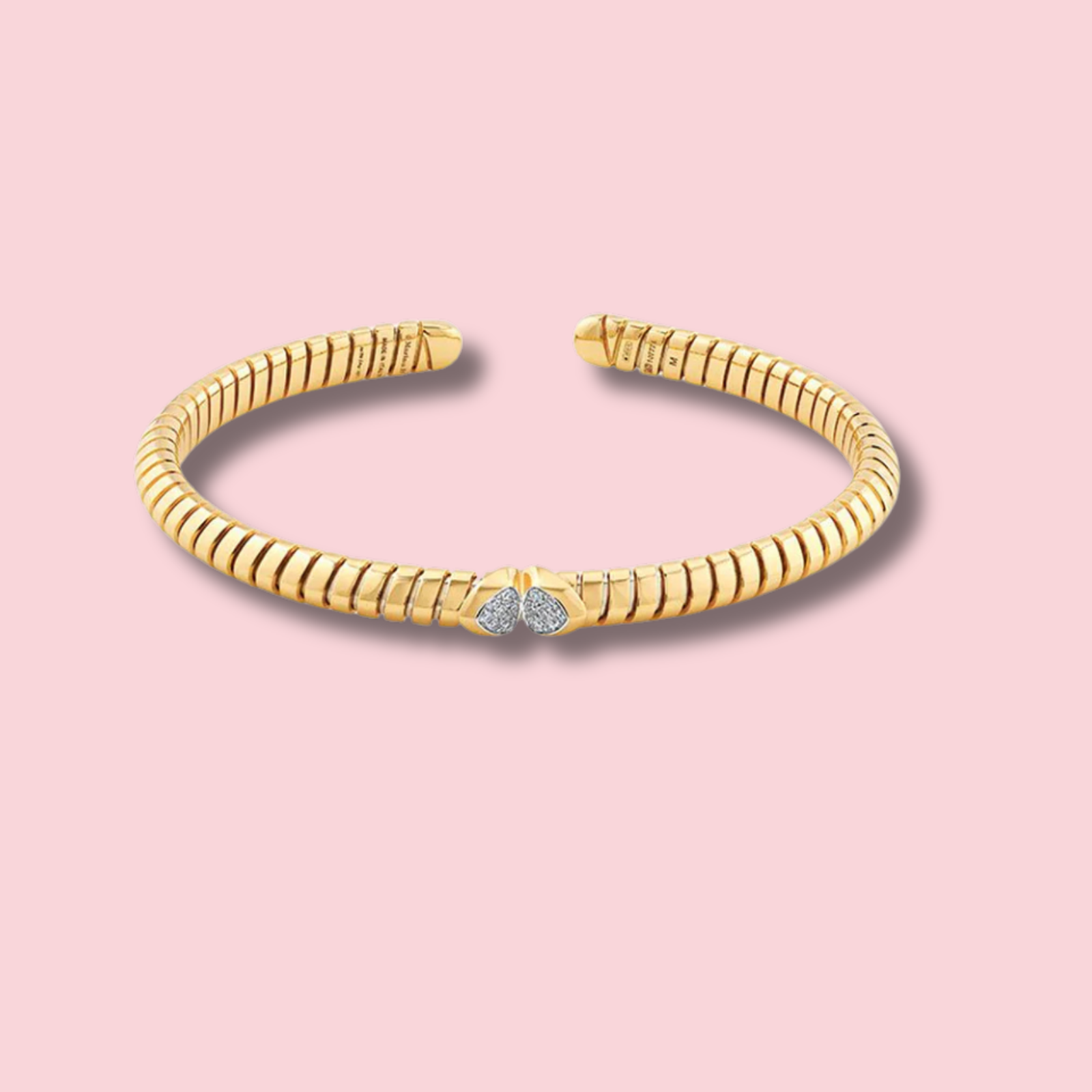Trisolina Pavé Diamond Bangle