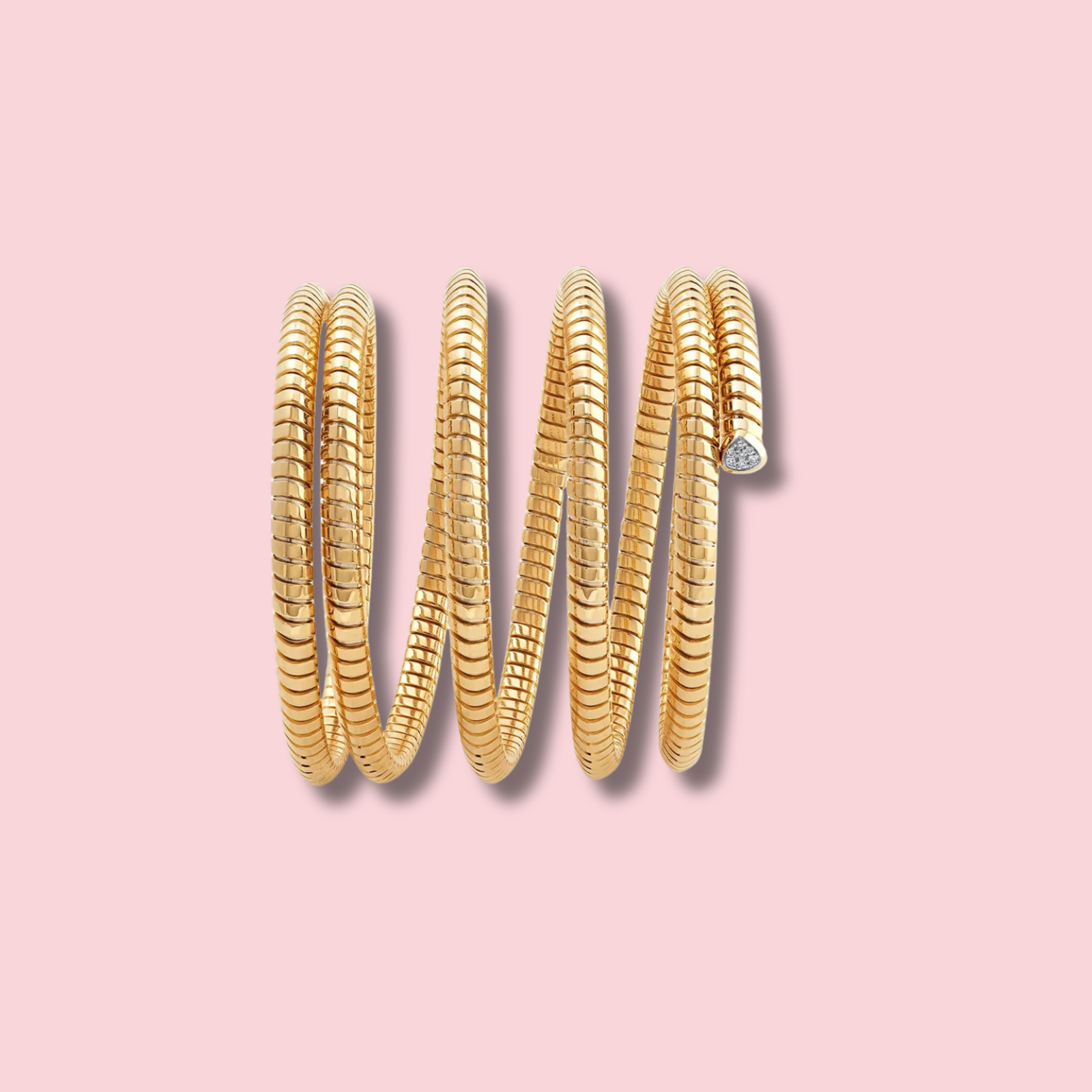 Trisolina 5 Row Pavé Diamond Bangle