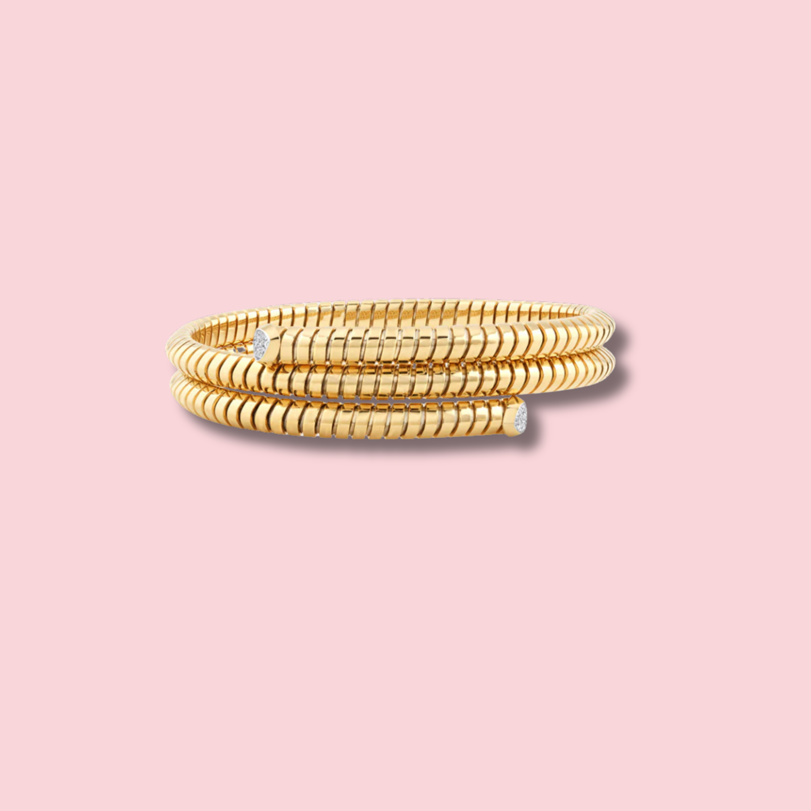 Trisolina Triple Pavé Diamond Bangle