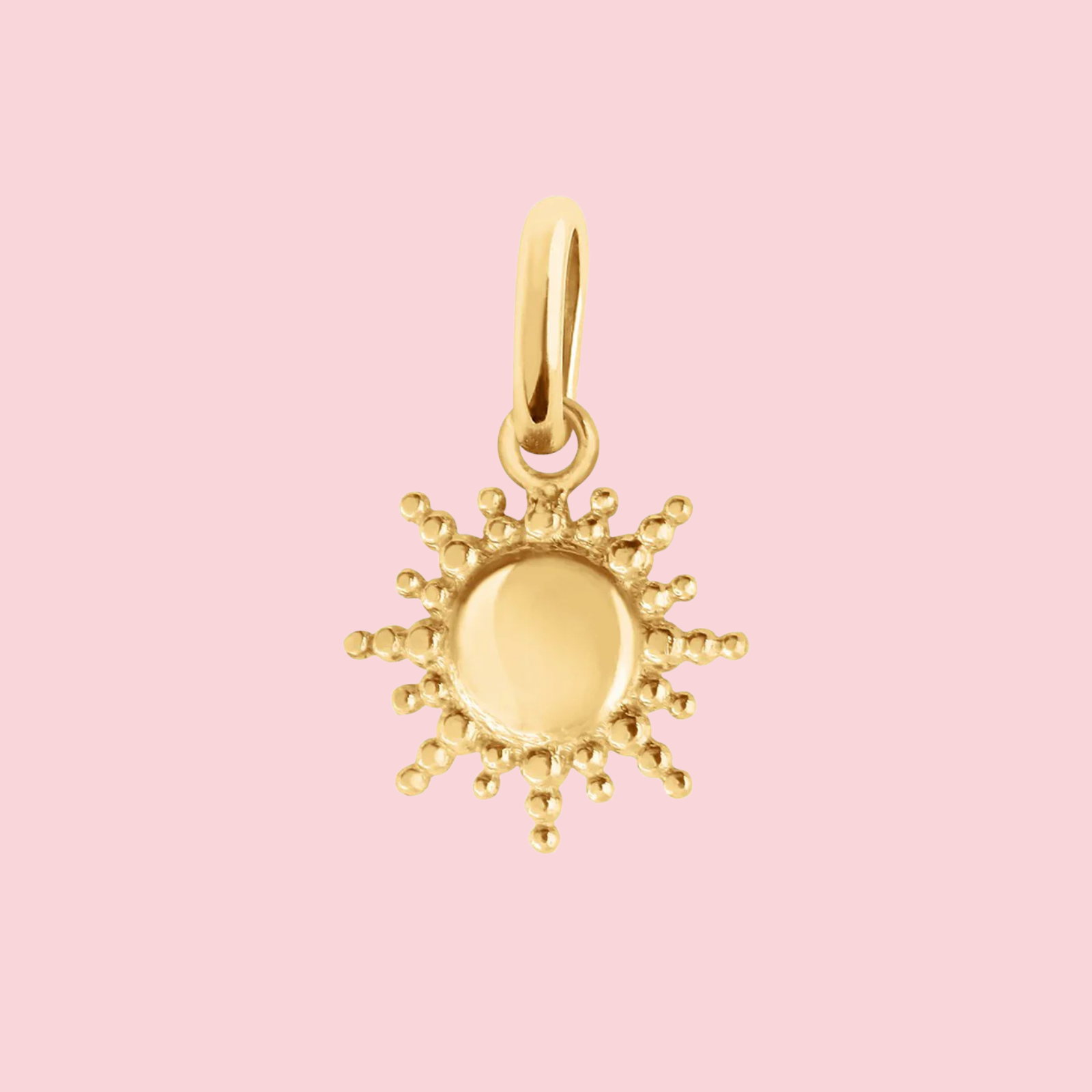 Sun Pendant - Yellow Gold