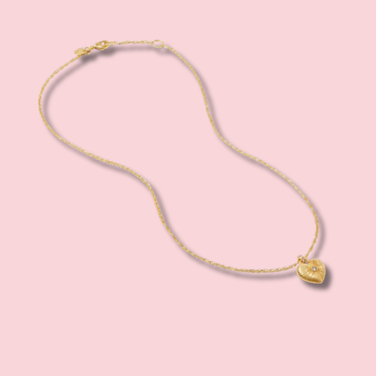 Esme Heart Solitaire Necklace