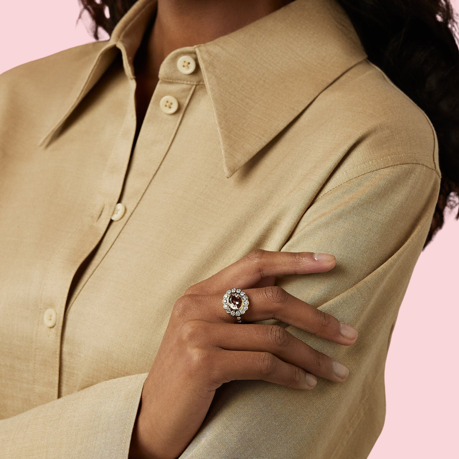 Alexandra Ring Pink Sapphire
