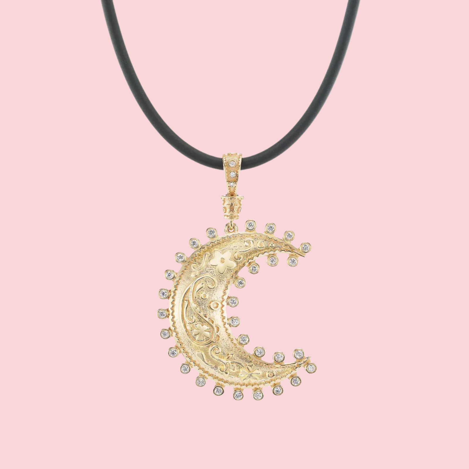LARGE SOUTHWESTERN MOON CHARM
