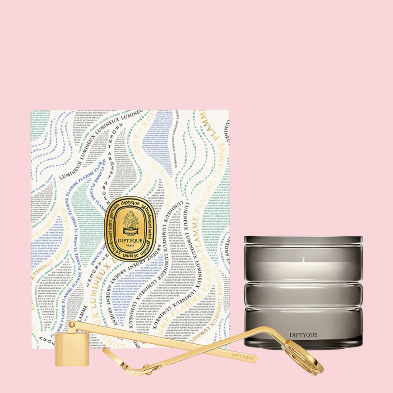 DIPTYQUE La Vallée du Temps (Valley of Time) Candle Ritual Set - Limited Edition