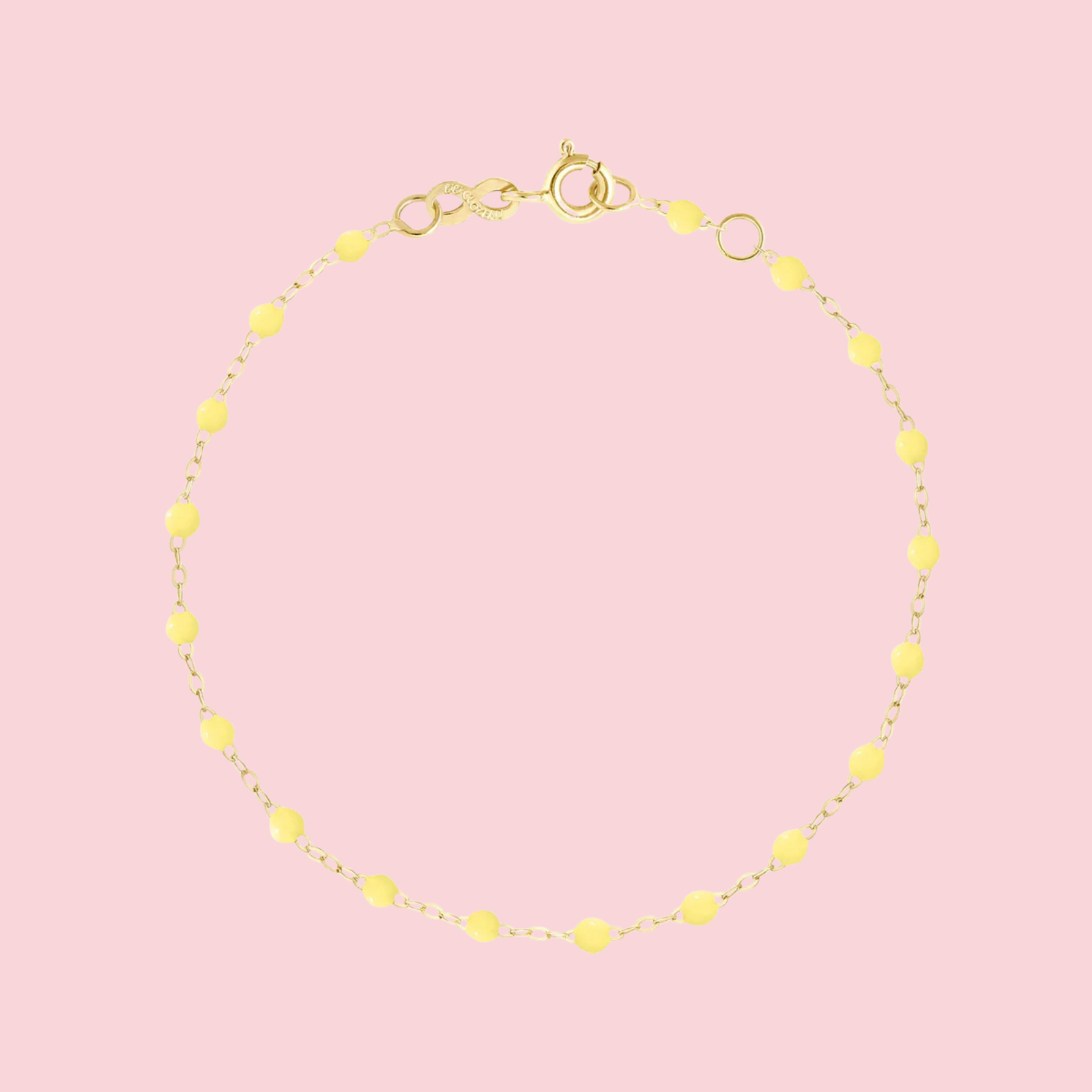Classic Gigi Anklet - Yellow Gold 9.4"