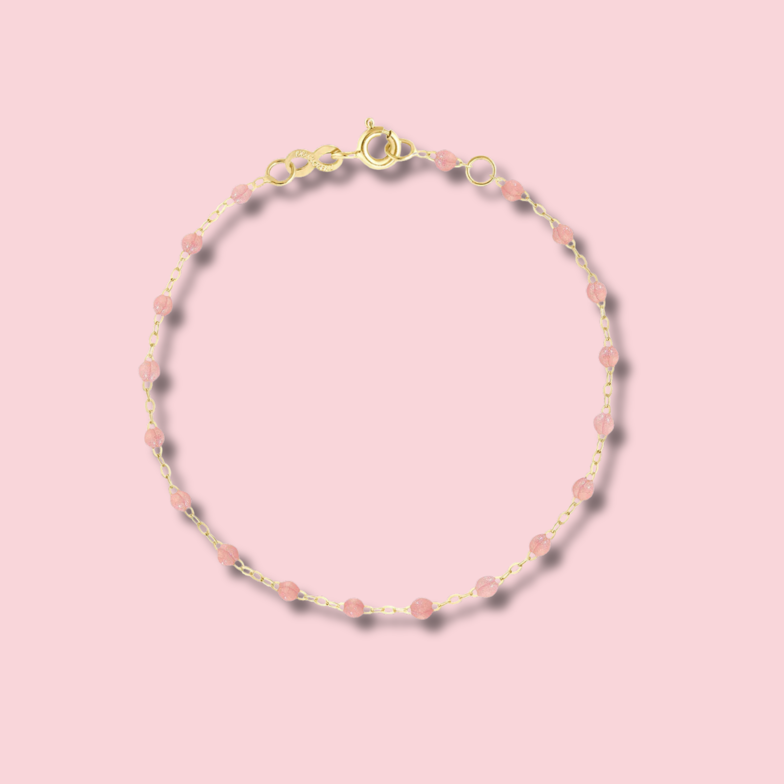 Classic Gigi Blush bracelet, Yellow Gold