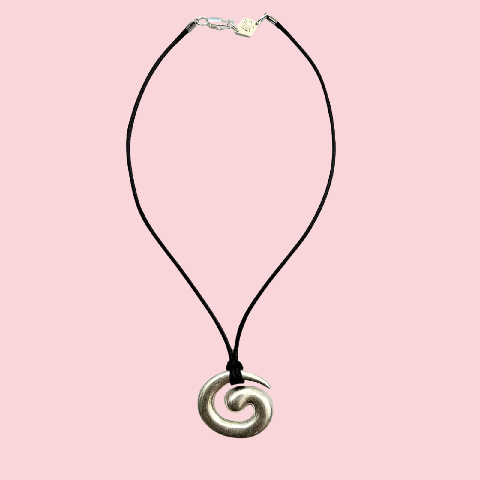 Swirl Necklace - Silver