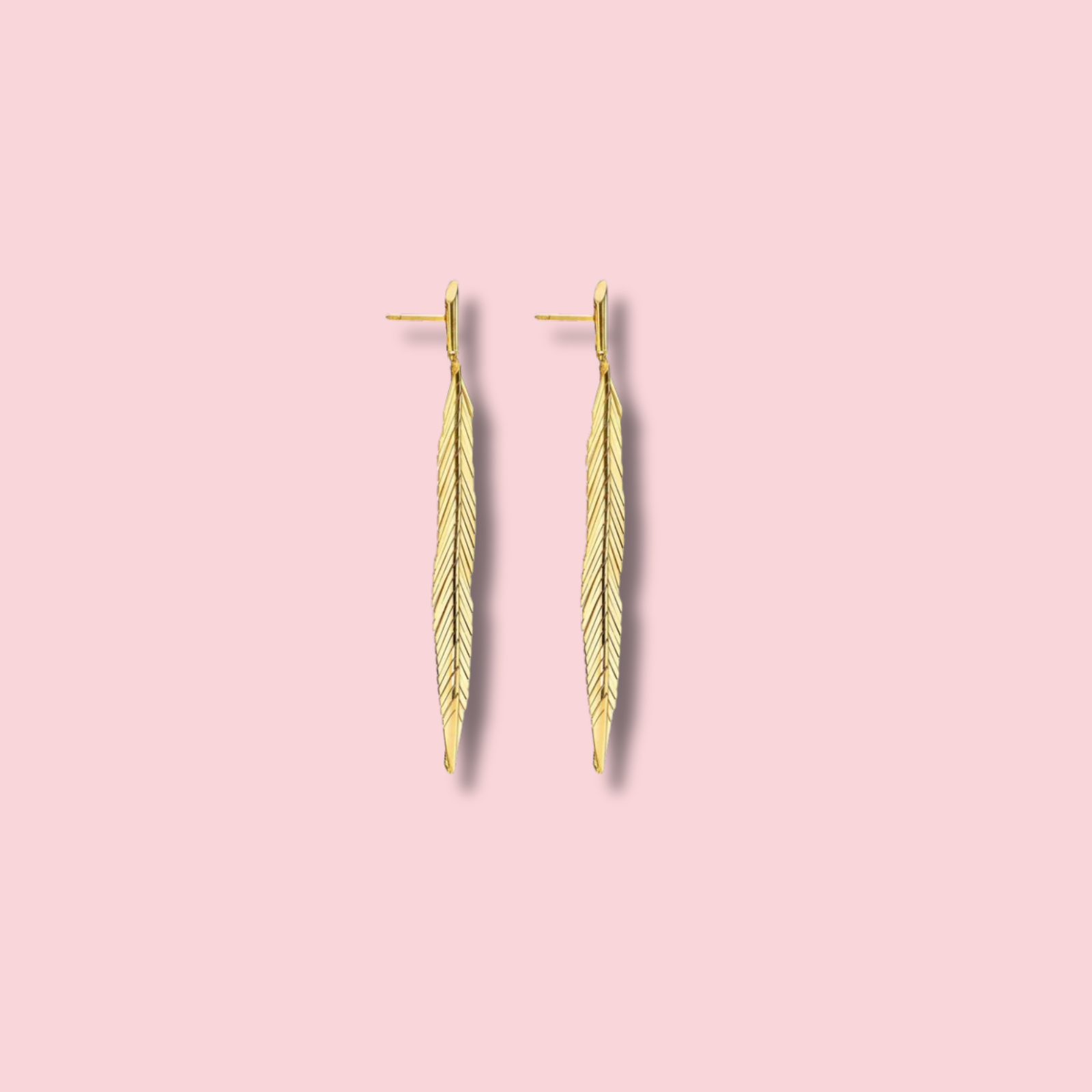 Feather Earrings, Medium