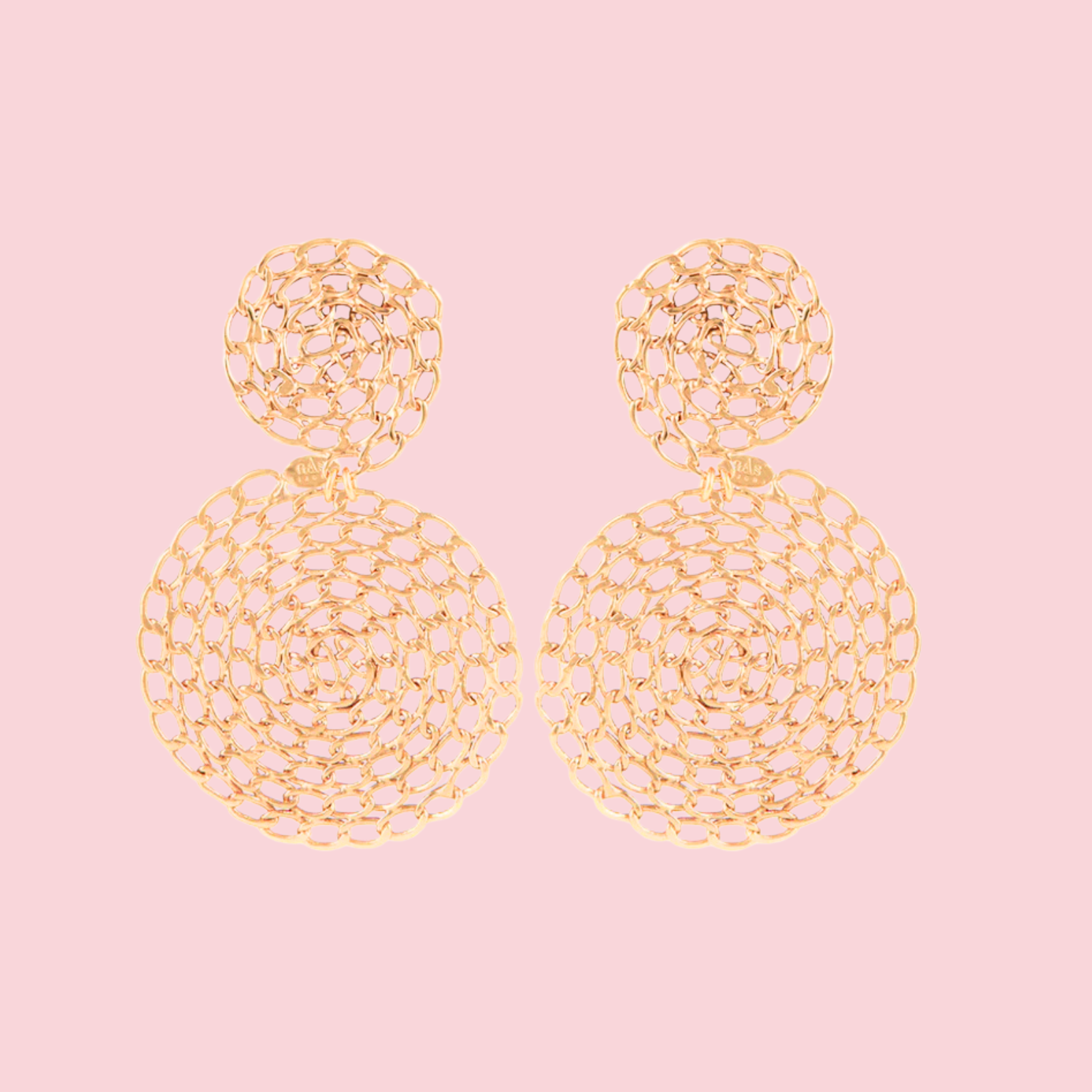 Onde Gourmette earrings gold