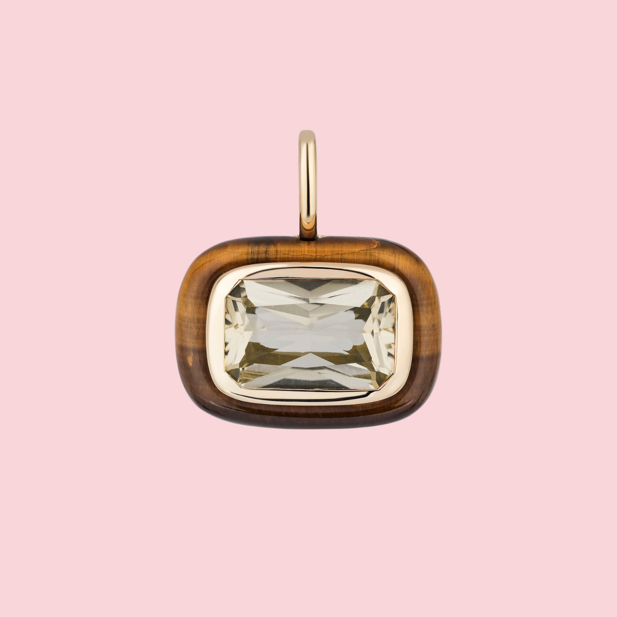 Floret Stone Pendant East/West