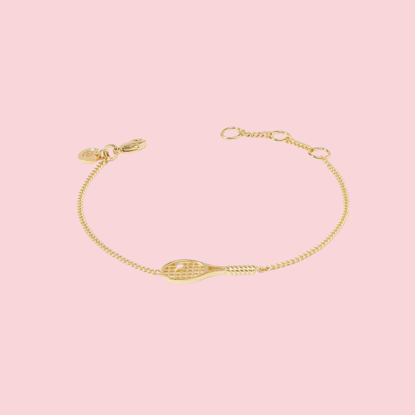 Tennis Racquet Delicate Bracelet