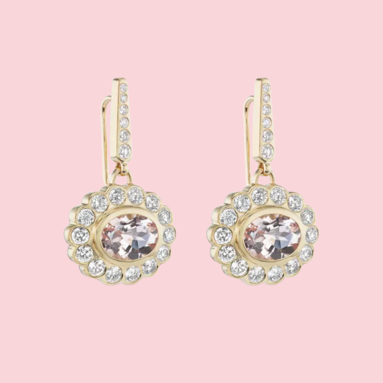 LEXIE EARRINGS MORGANITE