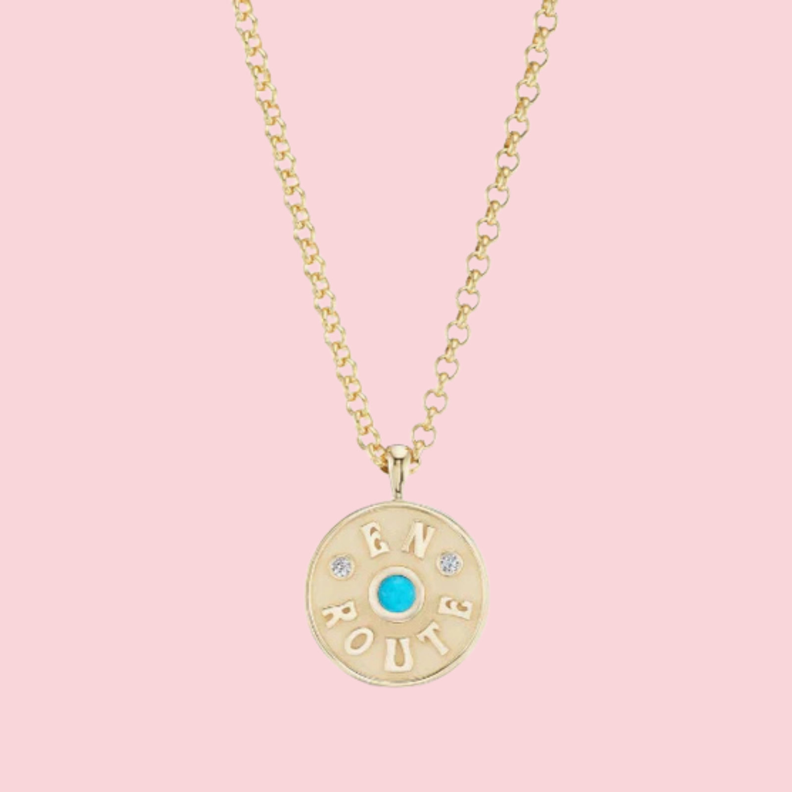 MEDIUM EN ROUTE NECKLACE TURQUOISE