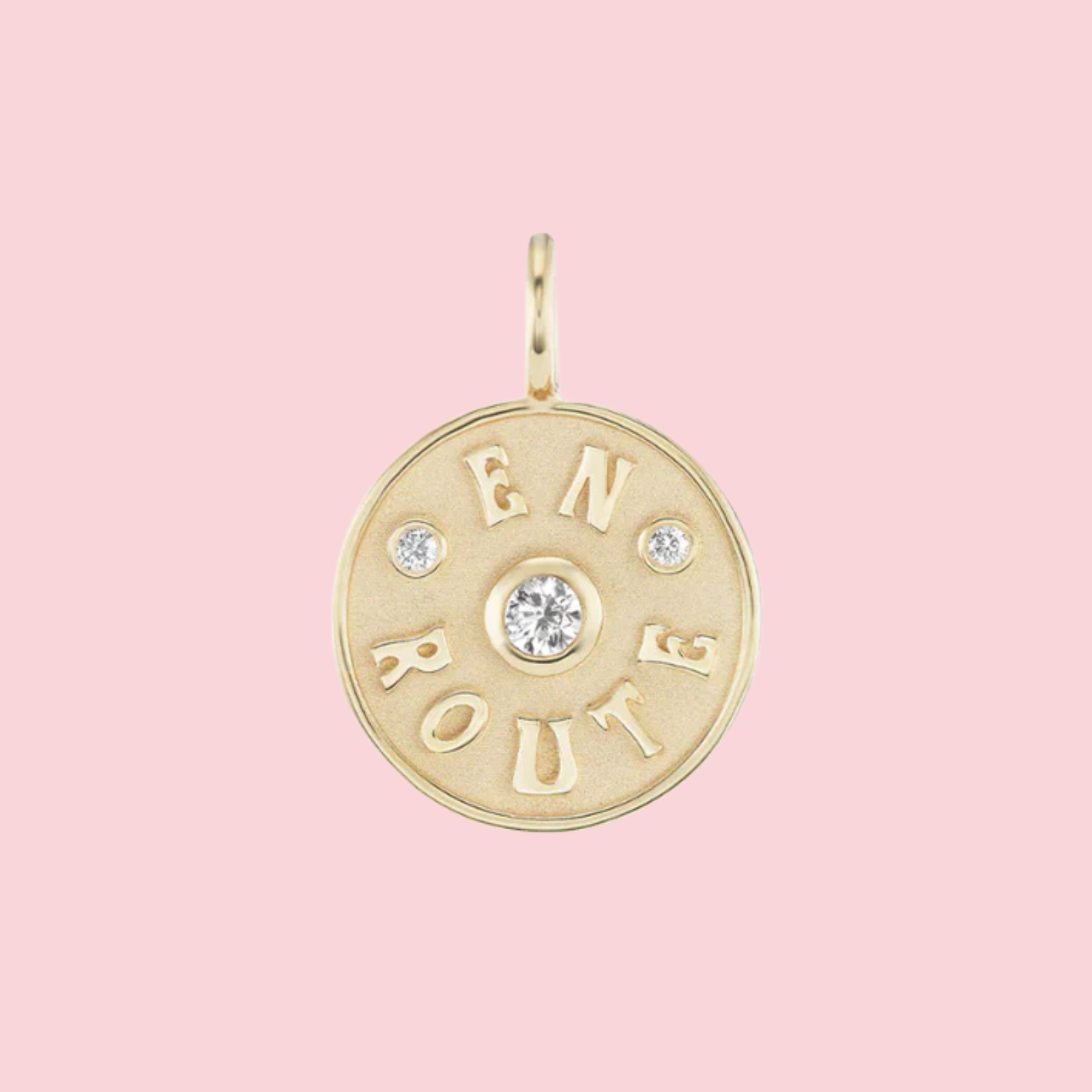 MINI EN ROUTE WHITE DIAMOND CHARM