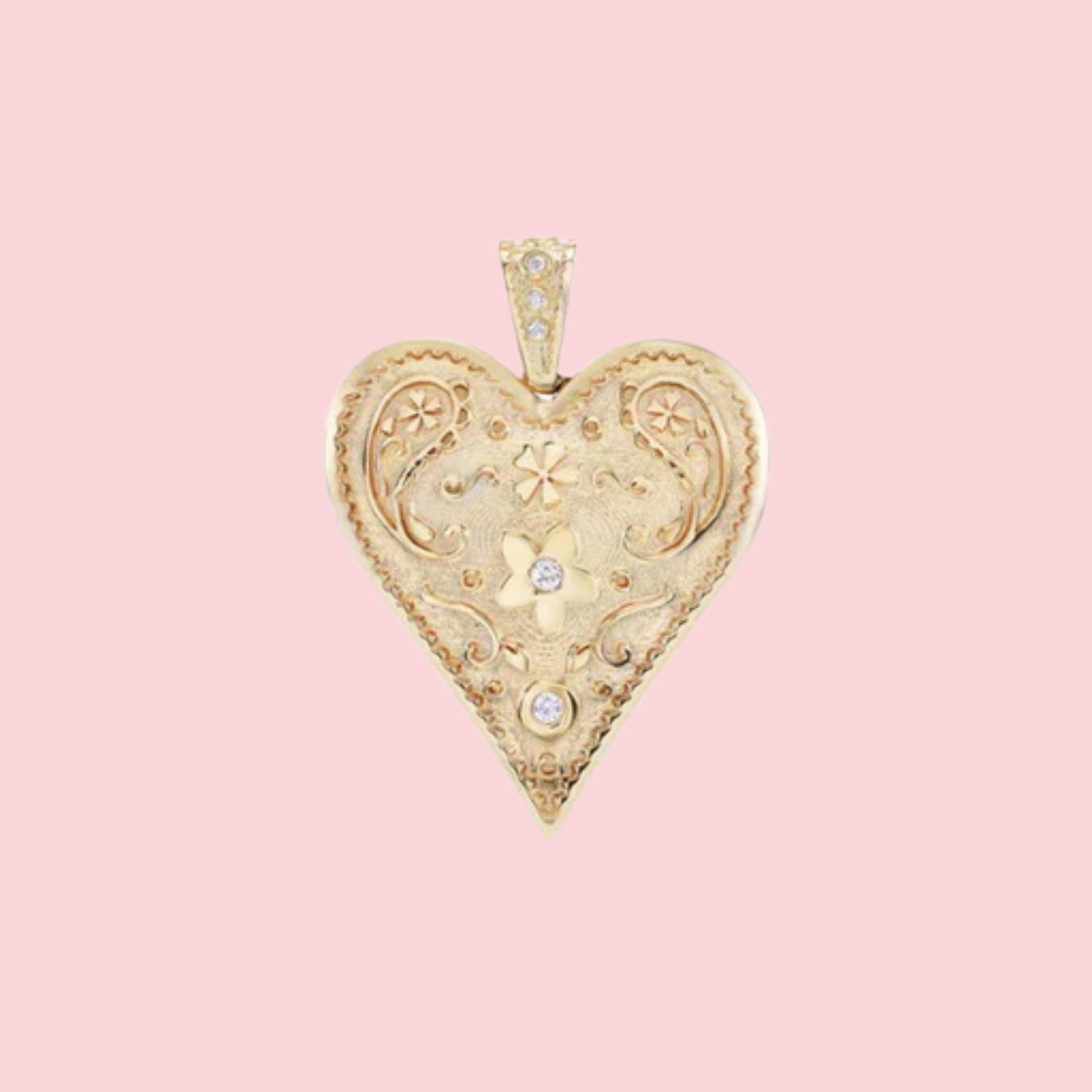 MARLO LAZ LARGE SOUTHWESTERN HEART CHARM