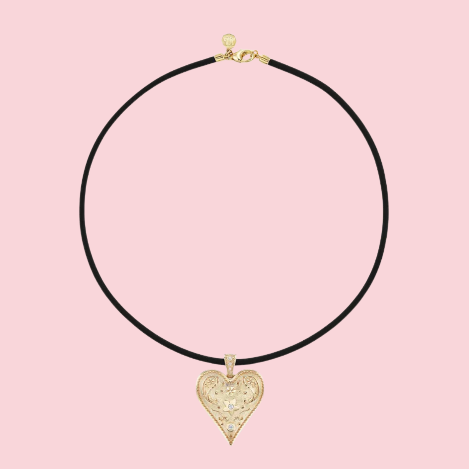 SOUTHWESTERN HEART CORD NECKLACE