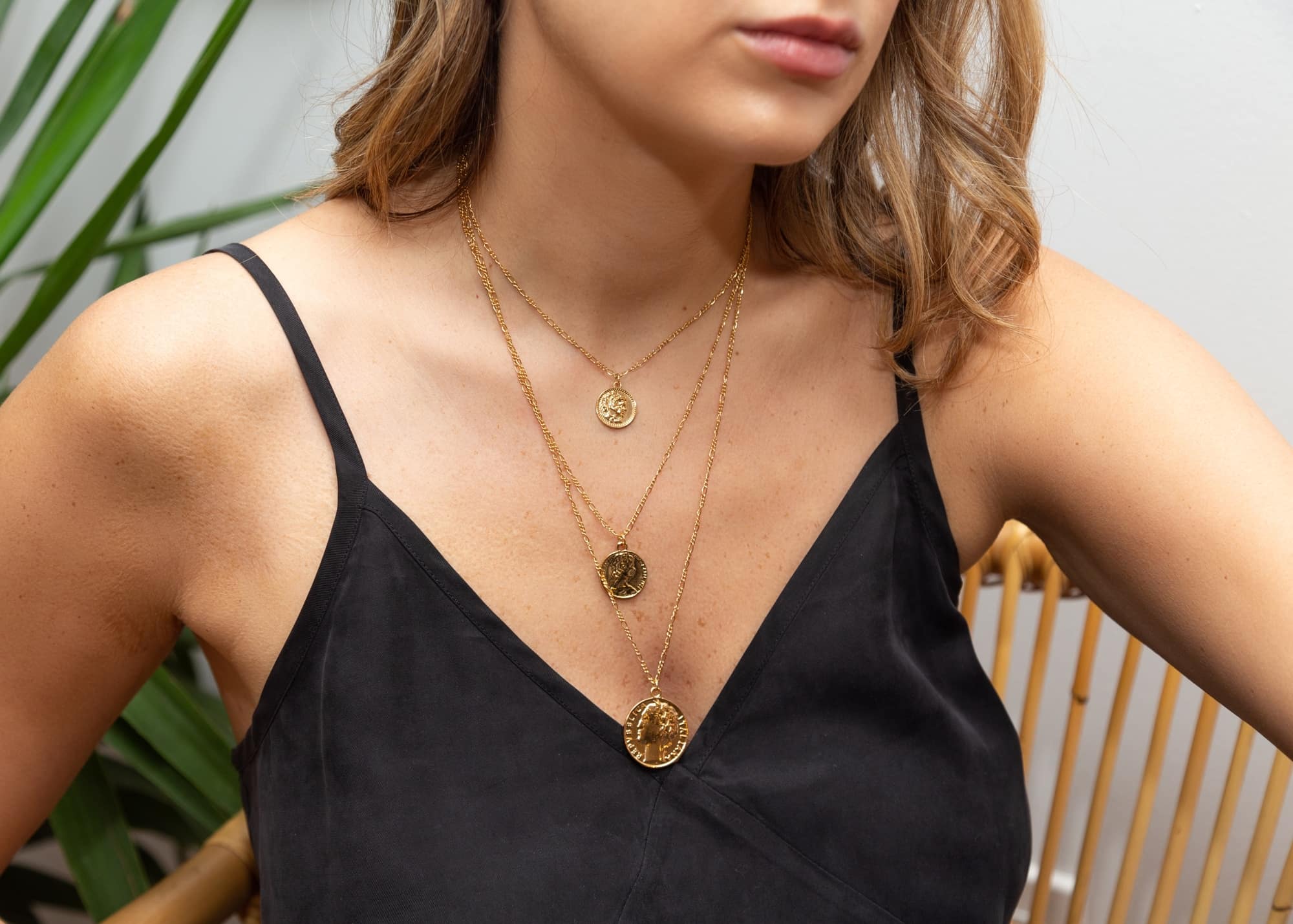 Cyndi Coin Necklace - Large - Millo Jewelry