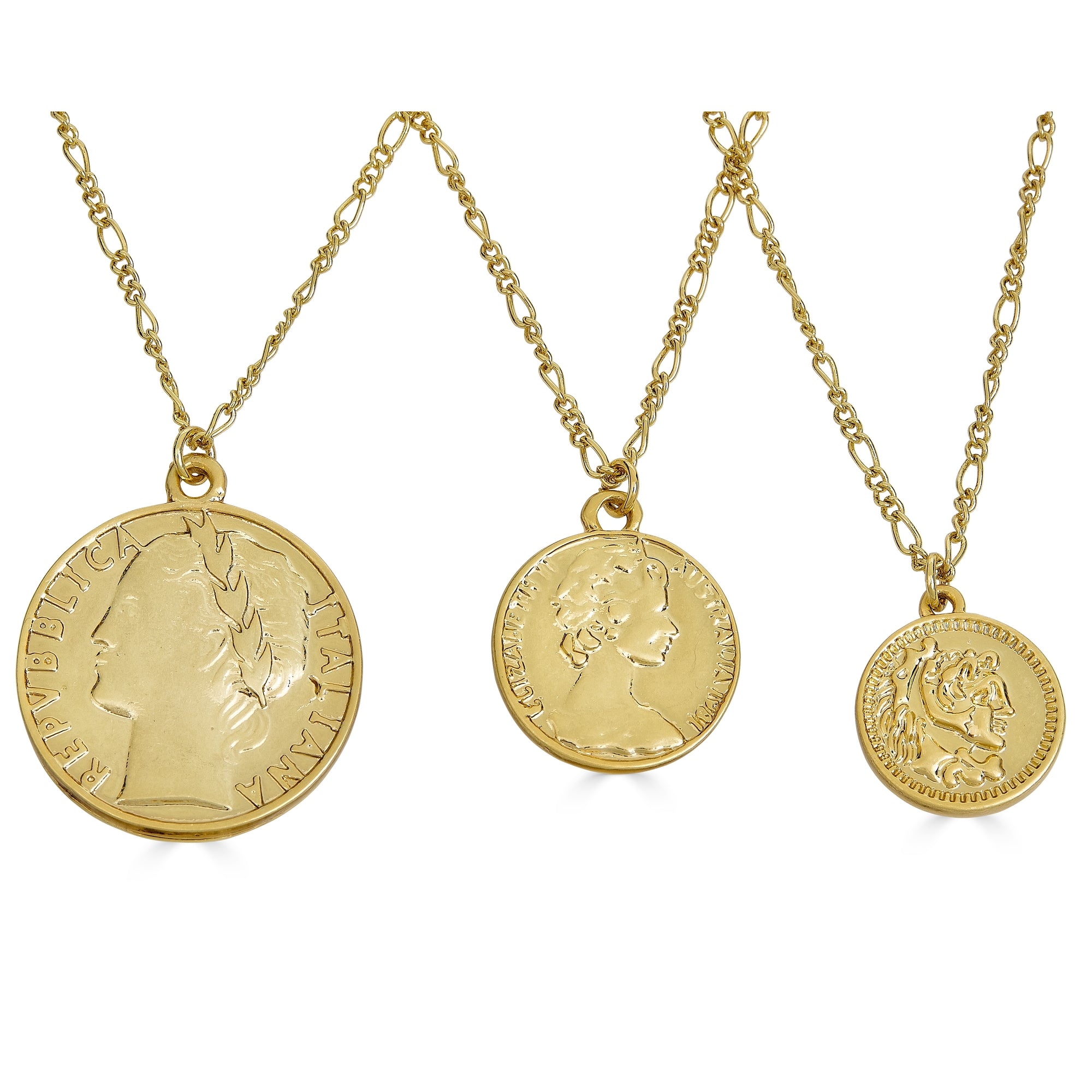 Cyndi Coin Necklace - Large - Millo Jewelry